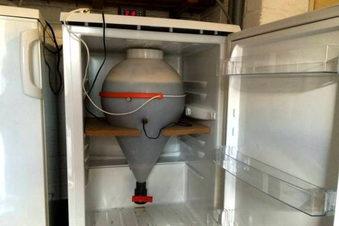 CCT в холодильнике CCT в холодильнике при приготовлении пива дома.