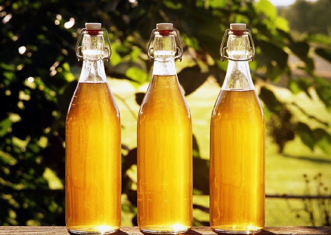 Храните мед Медовуха в бутылках