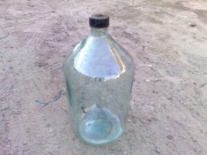 СТеклянная тара для хранения самогона