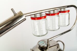 Самогонный аппарат с тремя сухопарниками